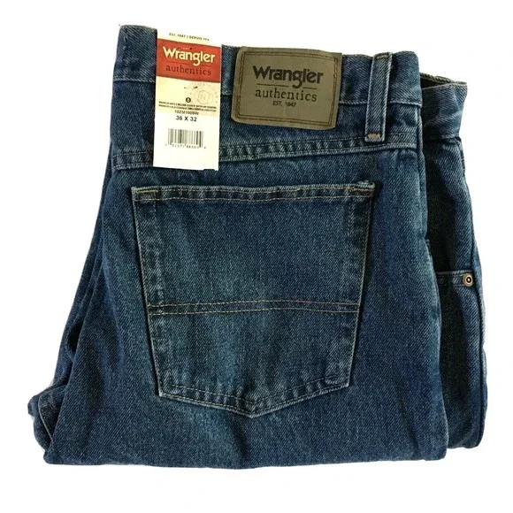Wrangler Jeans Nwt Wrangler Zm100sw Authentics Mens 100 Cotton